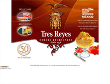 Tablet Screenshot of dulcestresreyes.com.mx